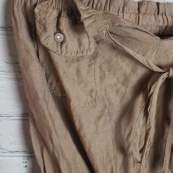 Vintage Lipstick Tan Jumpsuit - Picture 5 of 10